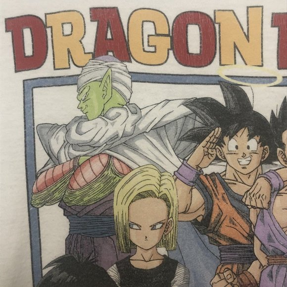 Dragon Ball Z Bird Studio Toei Animation White Graphic Shirt Men Size Medium - Picture 4 of 12